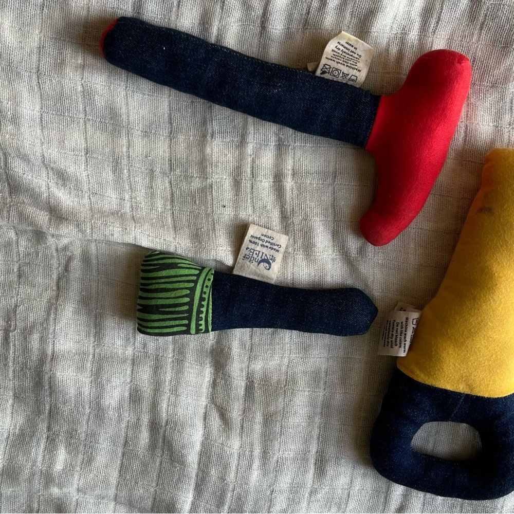Baby toy super soft my Both kids love love to play with but they grow out of it.